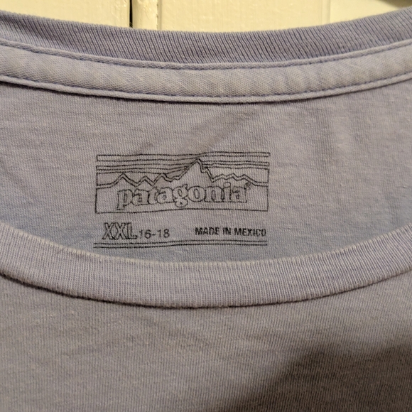 Patagonia Pataloha Women's Periwinkle Blue T-Shirt Hawaii - Picture 4 of 5